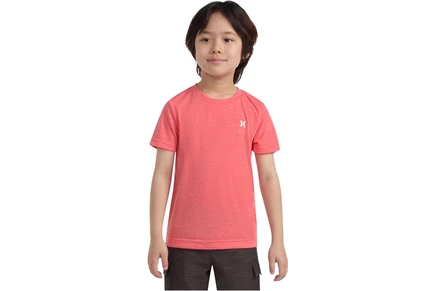 Детская футболка Hurley Kids Cloud Slub, коралловая