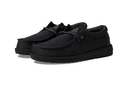 Кроссовки для детей Hey Dude Kids Wally Basic, черные