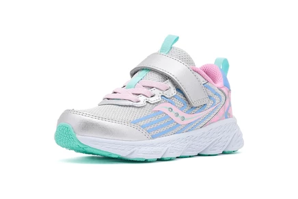 Детские кроссовки Saucony Kids Wind 3.0, серебристые