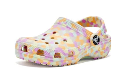Сабо Crocs Kids Classic Marbled Tie-Dye Clogs (Toddler)