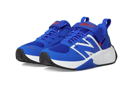 Детские кроссовки New Balance FuelCell Play Bungee с липучкой, сине-красно-белые