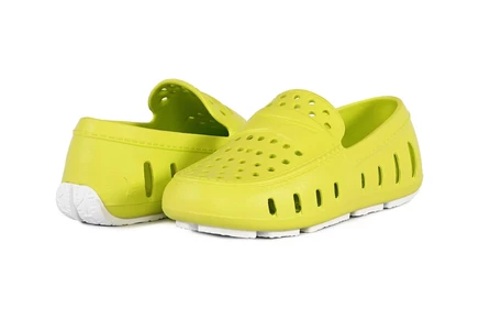 Детские лоферы Floafers Kids Prodigy Driver, лайм/белые