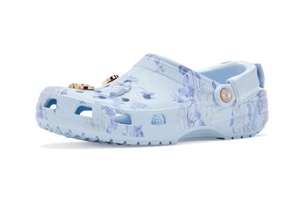 Унисекс сабо Crocs Classic Love Shack Fancy, минерально-голубые
