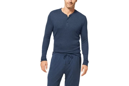 Пижама Tommy John Lounge Long Sleeve Henley