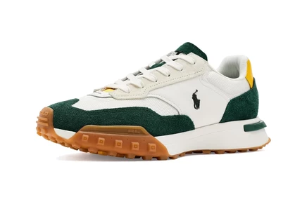 Мужские кроссовки Polo Ralph Lauren Eldridge Suede-Paneled Sneakers