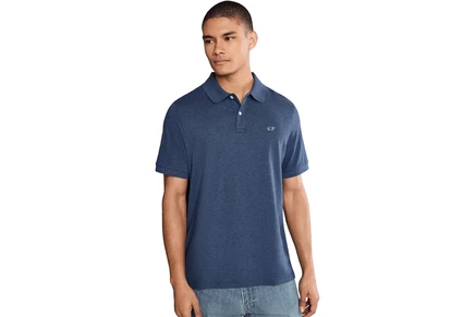 Мужская футболка-поло Vineyard Vines Edgartown, темно‑синяя