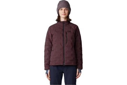 Женский пуховик Mountain Hardwear StretchDown, ежевичный