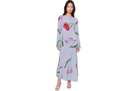 Платье Free People Zadie Diagonal Seam Midi