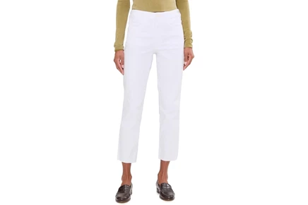 Джинсы KUT from the Kloth Petite Rachael High-Rise Fab Ab Mom Raw Hem
