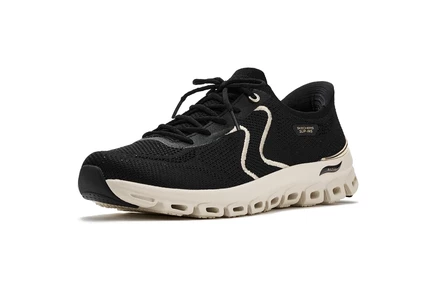 Женские слипоны Skechers Martha Stewart, черно-золотые