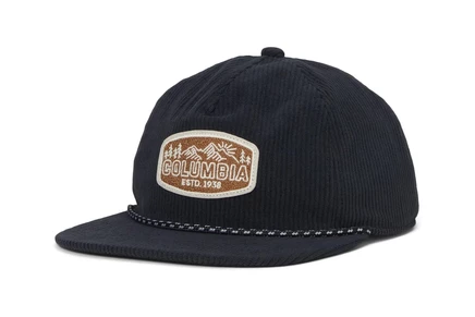 Унисекс кепка Columbia Packsaddle Corduroy Snap Back, черная