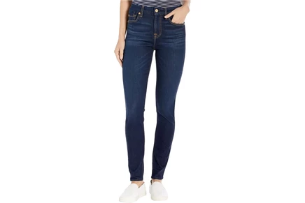 Джинсы 7 For All Mankind The High-Waist Ankle Skinny in Slim Illusion Tried & True