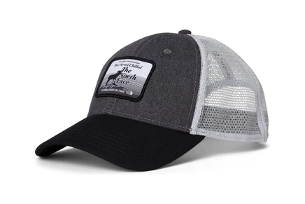 Унисекс кепка The North Face Graphic Mudder Trucker серая