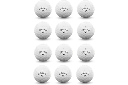 Мячи для гольфа Callaway Supersoft, 12 шт., счастливый 1–4