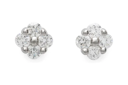 Серьги Kate Spade New York Fine Jewerly Flower Diamond Studs