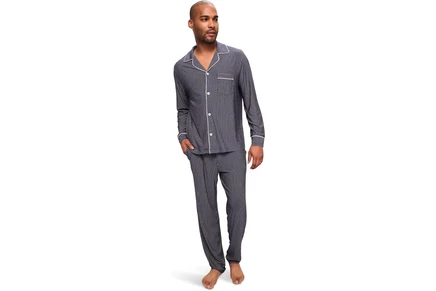 duo stripe true navy/ivory