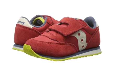 Детские кроссовки Saucony Jazz, красно-сине-лаймовые