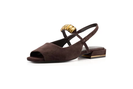 Женские босоножки Kenneth Cole Illia замшевые, шоколадные