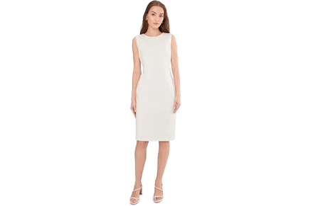 Платье Calvin Klein Sleeveless Scuba Seam Detailed Sheath