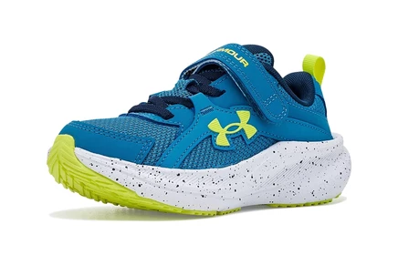 Under Armour Kids Charged Assert 11 Alternate Closure (Little Kid) aegean blue/academy/flash light