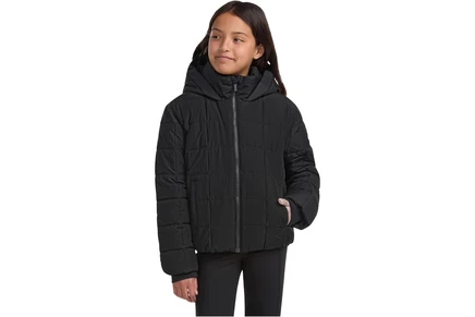 Куртка-пуховик для детей Abercrombie Kids Midweight, темно-серая