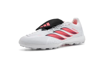 Мужские бутсы Adidas Predator League, бело-оранжево-черные