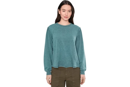Женский свитшот Mod-o-doc Long Pleated Sleeves Sweatshirt