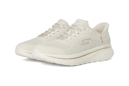 Женские кроссовки Skechers Go Walk Arch Fit, бежевые