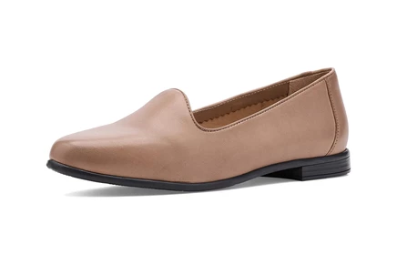 Женские балетки Trotters Liz Lux кожаные, тауп