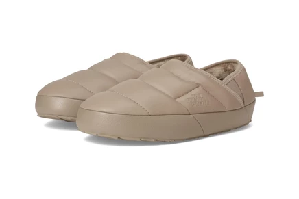 Мужские мюли The North Face Thermoball кожаные, серо-бежевые