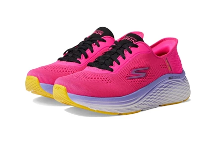 Женские кроссовки SKECHERS Max Cushioning Elite 2.0 Solace Hands Free Slip-Ins raspberry