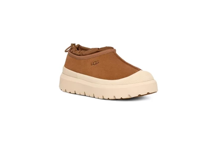 Мужские тапочки UGG Tasman Weather Hybrid, каштаново-белые