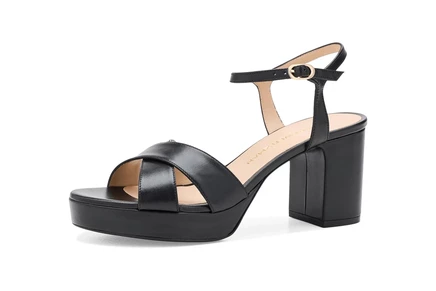 Женские босоножки Stuart Weitzman Dayna Platform 80, черные