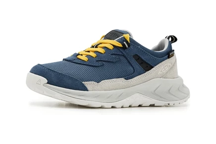 KEEN Kids Hightrail Waterproof Hiking Shoes (Little Kid/Big Kid) vintage indigo/alloy
