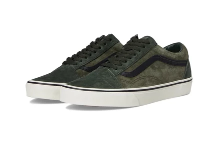 Унисекс кеды Vans Old Skool низкие, зелёно-многоцветные