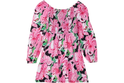 Платье Lilly Pulitzer Kids Mini Jilly Long Sleeved D (Little Kid/Big Kid)