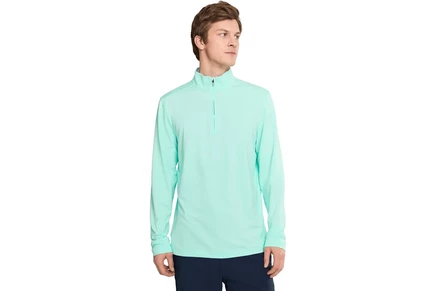 Мужской свитер Vineyard Vines Performance Club Quarter-zip, голубой