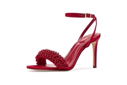 Туфли Vince Camuto Arleem Beaded Band Ankle Strap High Heel Sandals