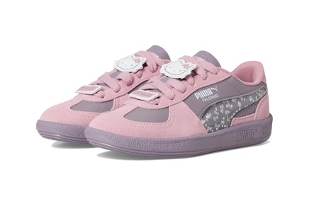 PUMA Kids Palermo Hello Kitty And Friends Shoes (Big Kid) plum jam/poised pink