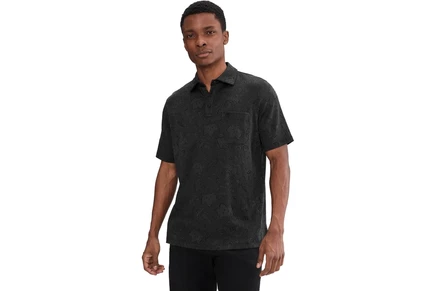 Мужская рубашка Johnston & Murphy Evans Jacquard Polo