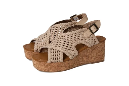 Blowfish Malibu Andrea gold metallic fabric
