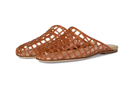 Женские мюли-клоги Vince Barcelona Jelly Mule, темно-янтарные