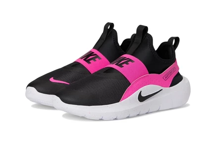 Кроссовки для детей Nike Flex Runner 4, чёрно-розово-белые