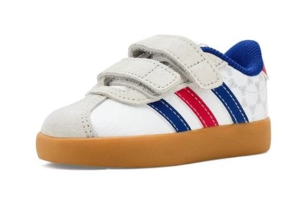 Детские кроссовки adidas VL Court 3.0, бело-красно-синие