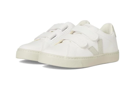 Детские кроссовки VEJA Esplar Chromefree, бело‑натуральные