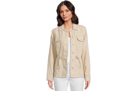 Женская куртка Tommy Bahama Two Palms, бежевая