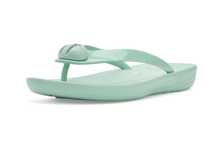 Сандалии FitFlop Iqushion Glossy-Button Flip-Flops