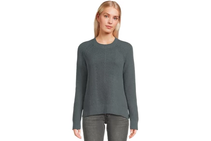 Свитер L.L.Bean Mariner Shaker Mixed-Stitch Sweater Crewneck