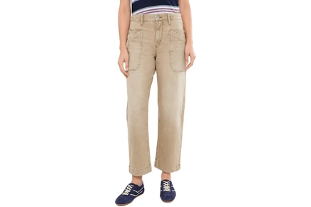 Джинсы Joes Jeans The Double Pocket Barrel Jeans in Washed Tannin