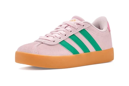 Детские кеды adidas VL Court 3.0, розово-зеленые